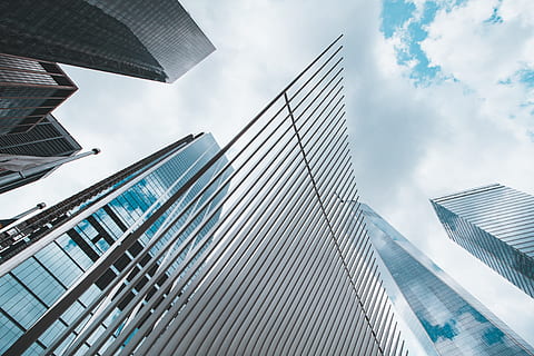 gray metal architectural\ frame, building, urban, city, new york HD wallpaper