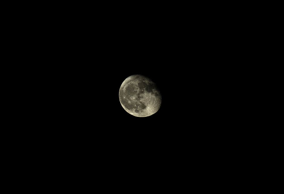 moon, night, sky, planet, things, lunar eclipse, snow moon HD wallpaper