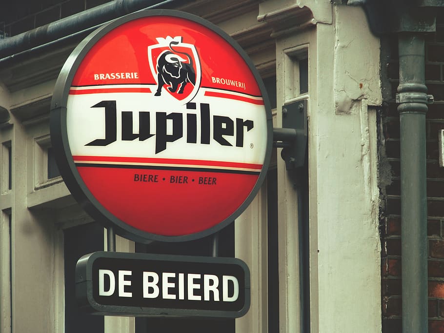 netherlands, delft, beer, bar, jupiler, sign, pub, communication HD wallpaper