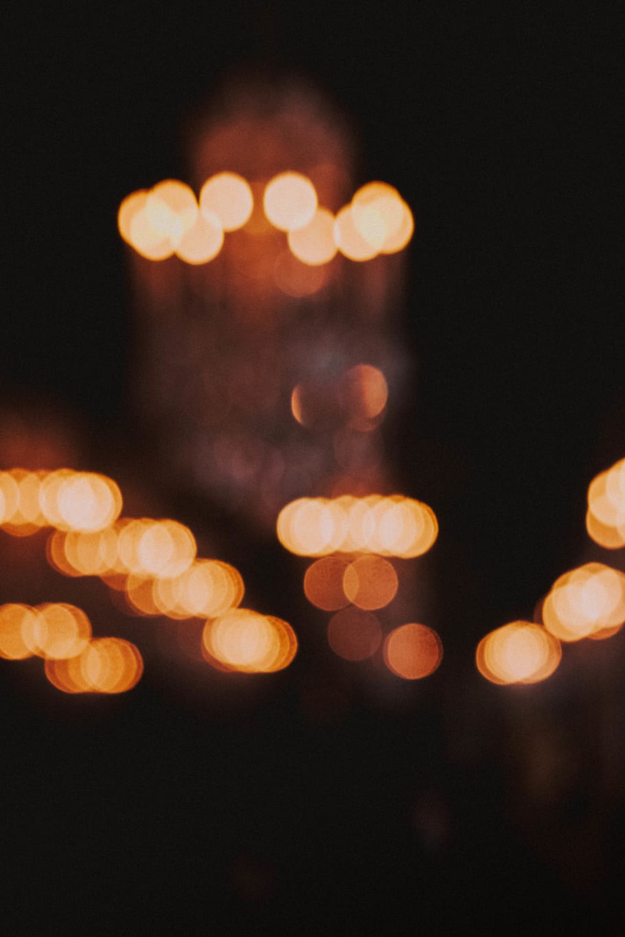 bokeh photography, lighting, versailles, france, château de versailles HD wallpaper