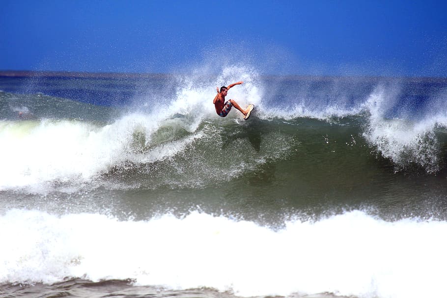 nature, wallpaper, surf, water, motion, sport, aquatic sport HD wallpaper