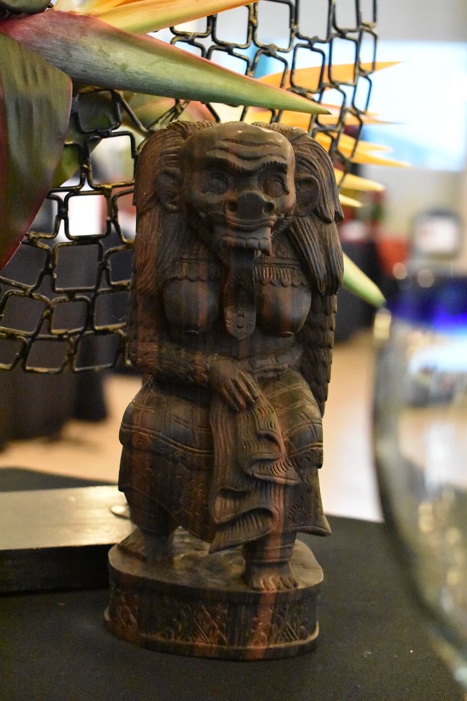 wood, figure, face, statue, sculpture, art and craft, creativity HD wallpaper