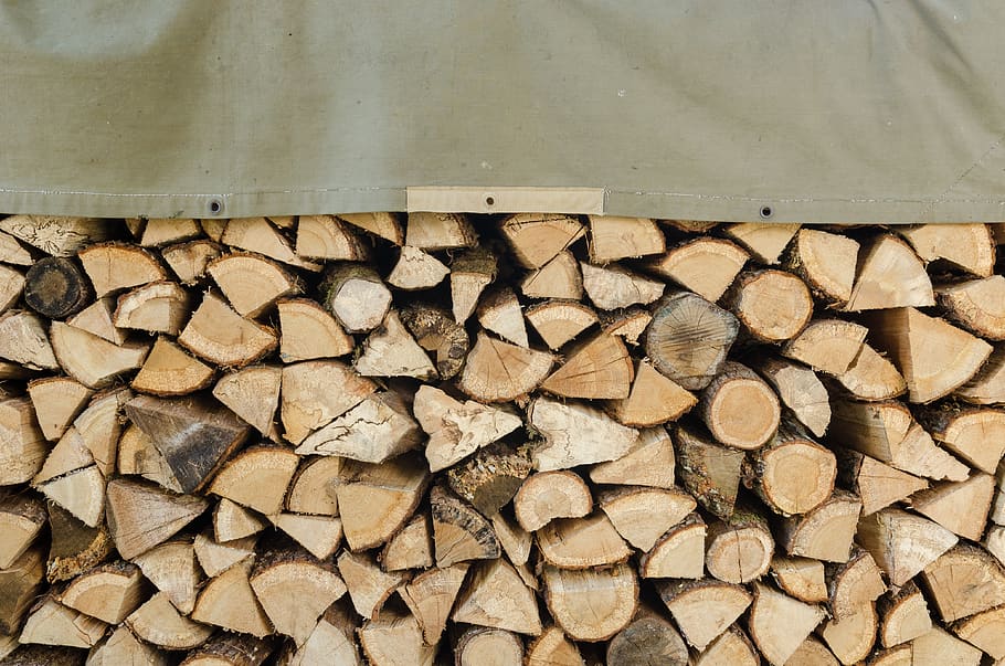 wood, heap, stere, texture, stacked, tree, log, large group of objects HD wallpaper