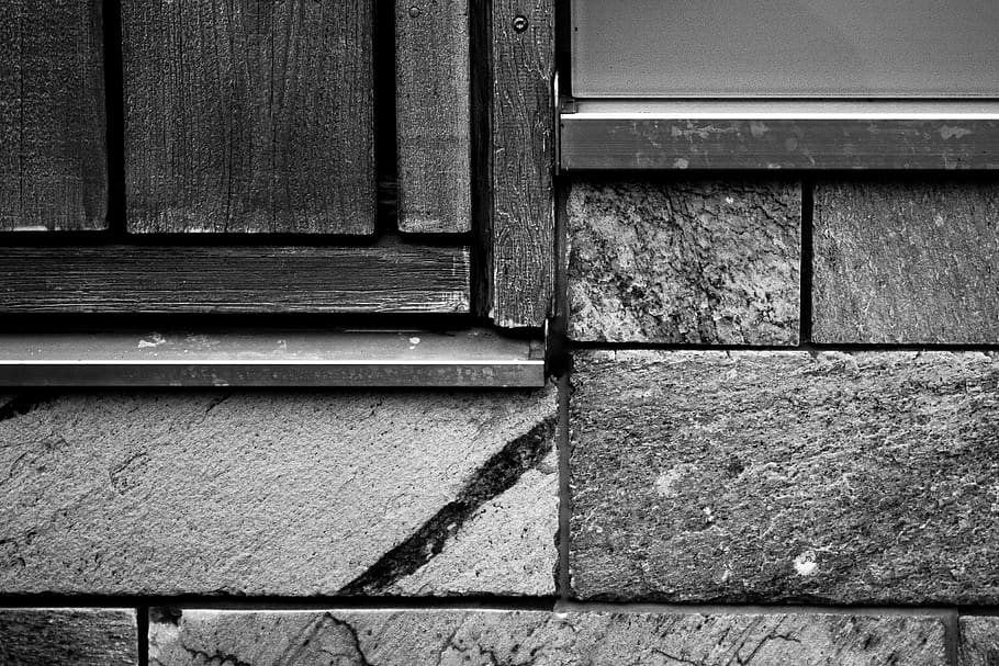 wall, slate, brick, window, concrete, roof, apparel, clothing HD wallpaper