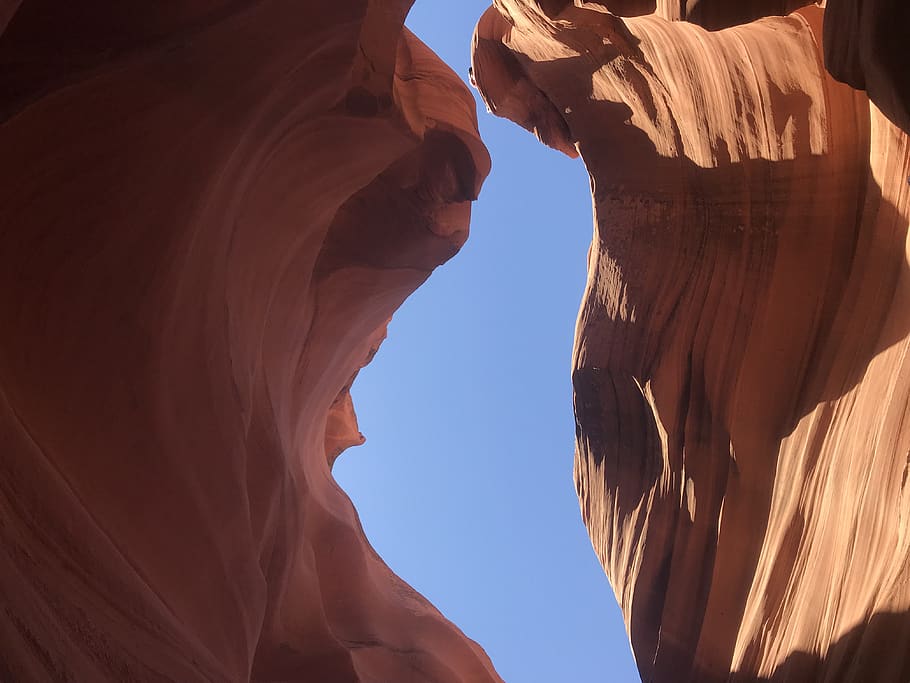 gray mountain, rock, rock - object, rock formation, solid, low angle view HD wallpaper