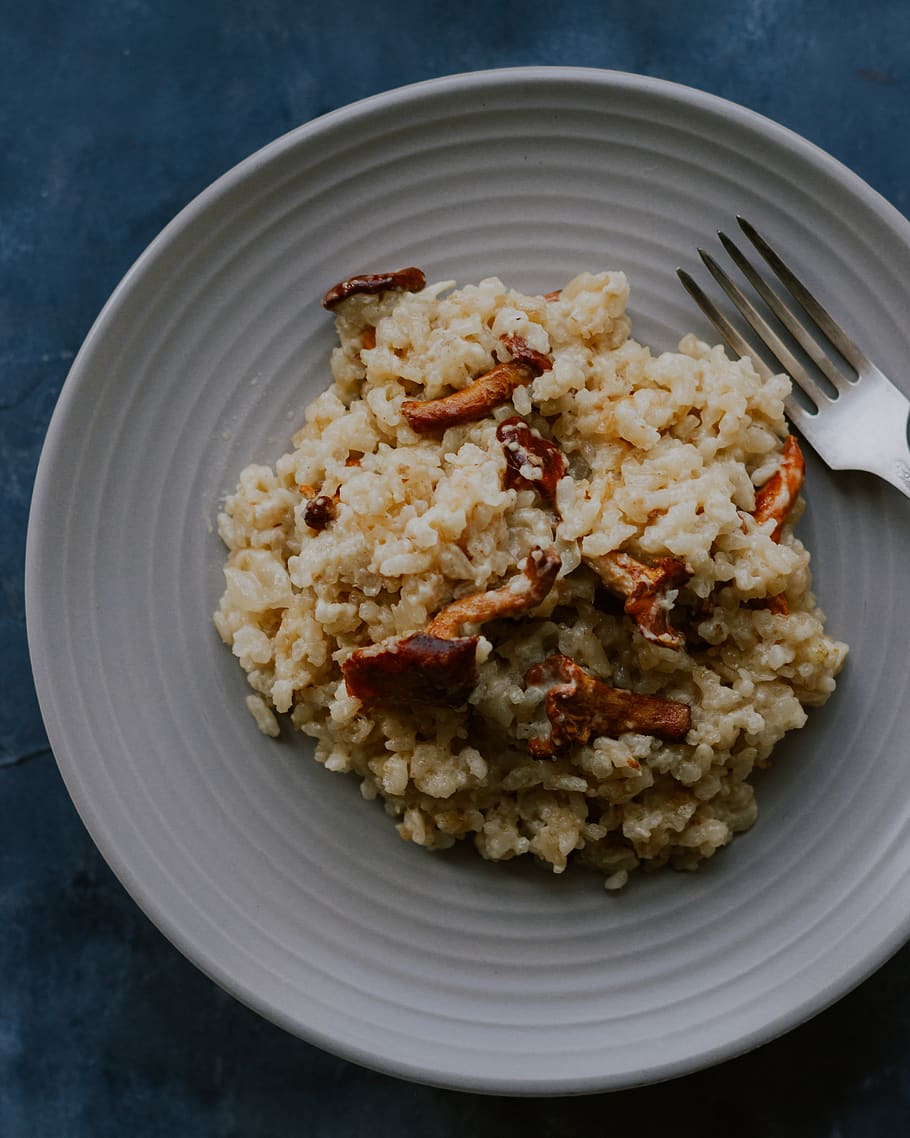 Meat With Fired Rice on Plate, cuisine, delicious, dinner, epicure HD wallpaper