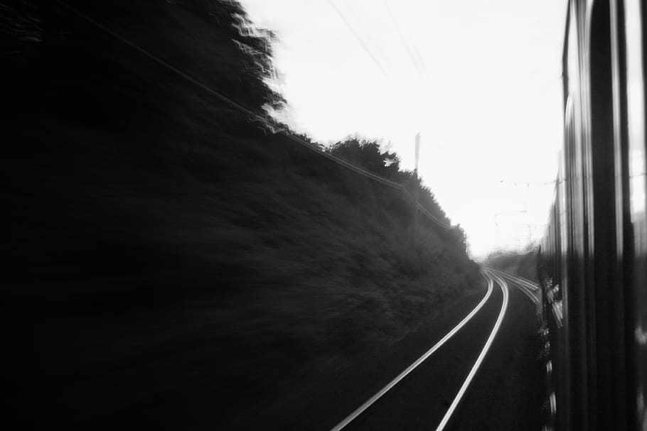 train, travel, backpack, backpacking, europe, blur, motion HD wallpaper
