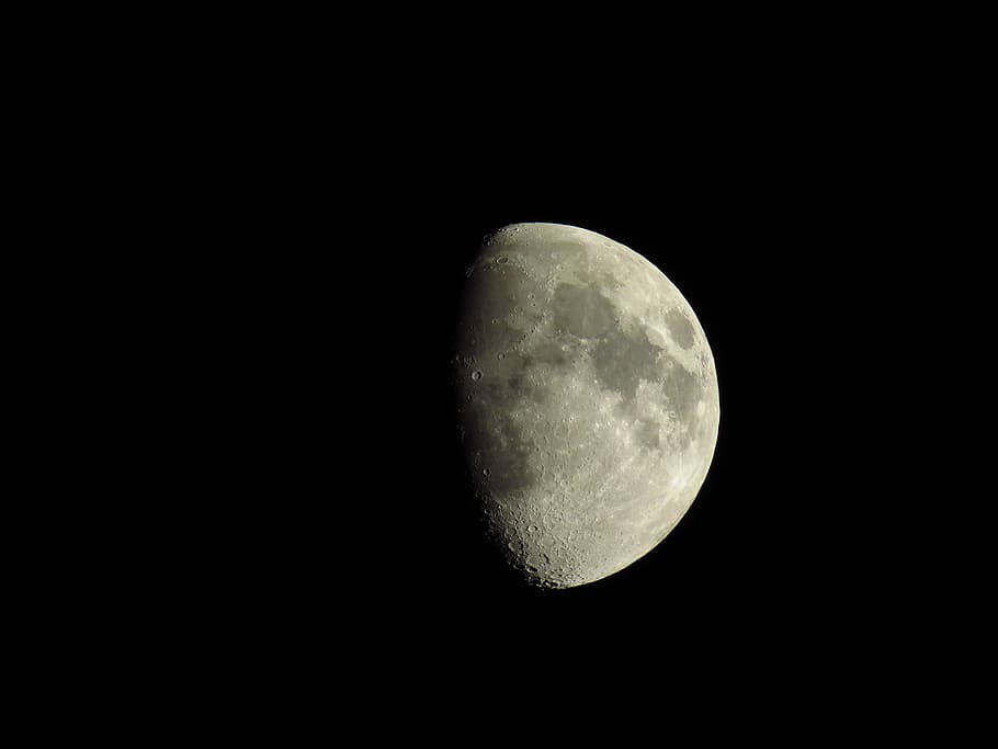 moon, sky, night, space, astronomy, lunar, cosmos, dark, the universe HD wallpaper