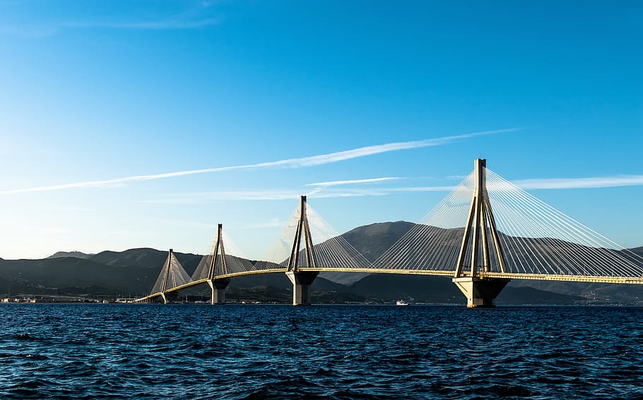 sea, ocean, water, waves, nature, architecture, bridge, infrastructure HD wallpaper