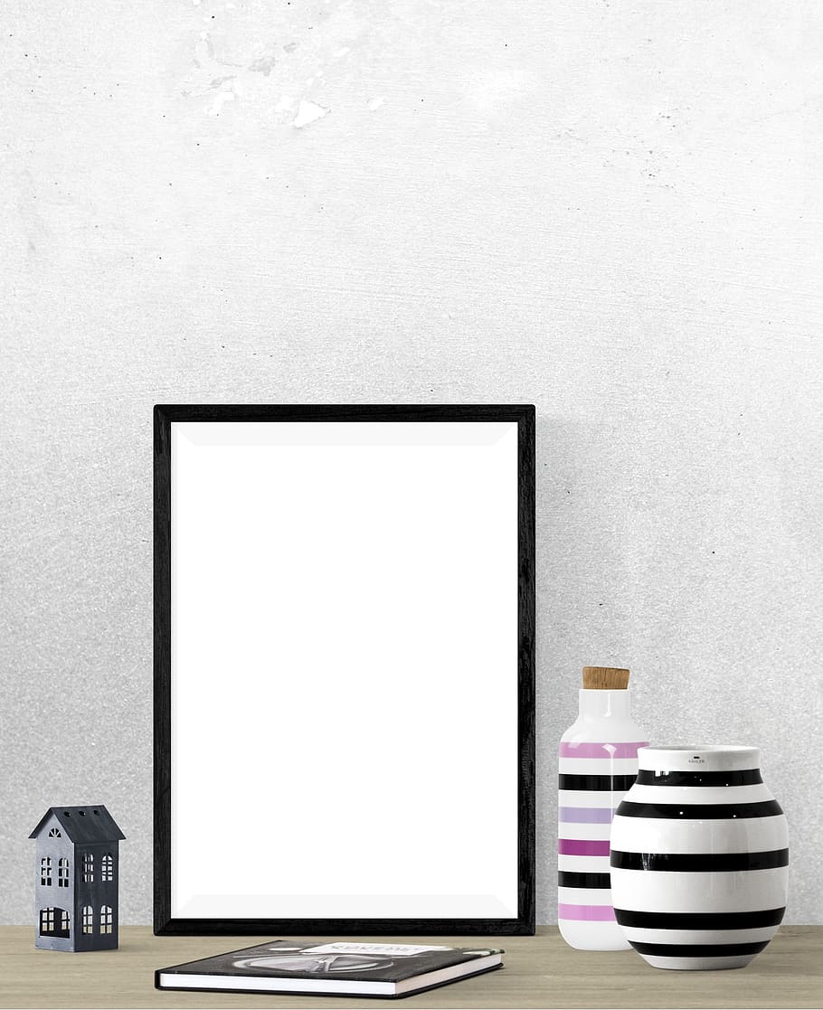 poster, mockup, wall, interior, realistic, indoors, decoration HD wallpaper