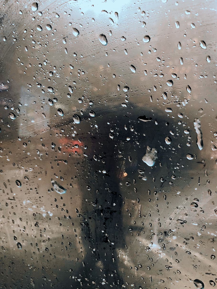 rain, nyc, wet, water, drop, glass - material, window, full frame HD wallpaper