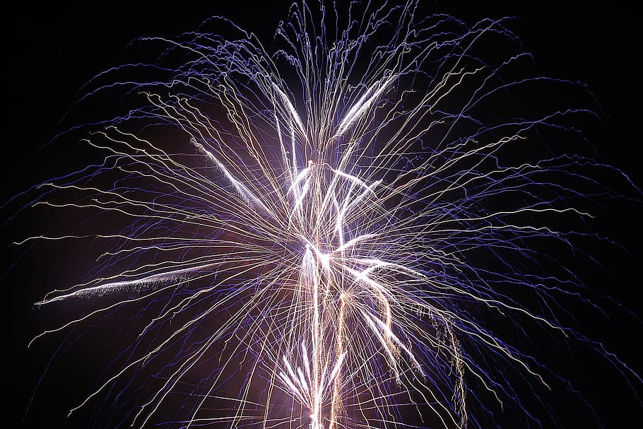 firework, celebrate, celebration, light, urban, newyear, background HD wallpaper