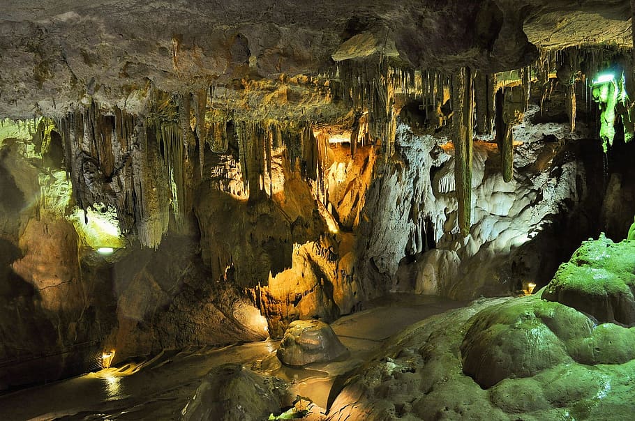 wild, cave, inside, nature, landscape, round, outside, vision HD wallpaper