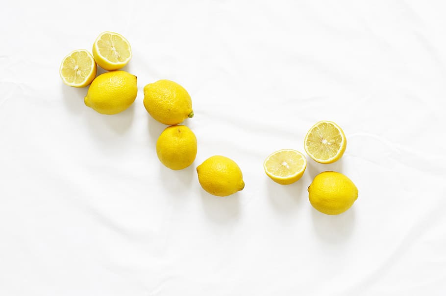 lemons, citrus, fresh, fruit, yellow, healthy, juicy, natural, HD wallpaper