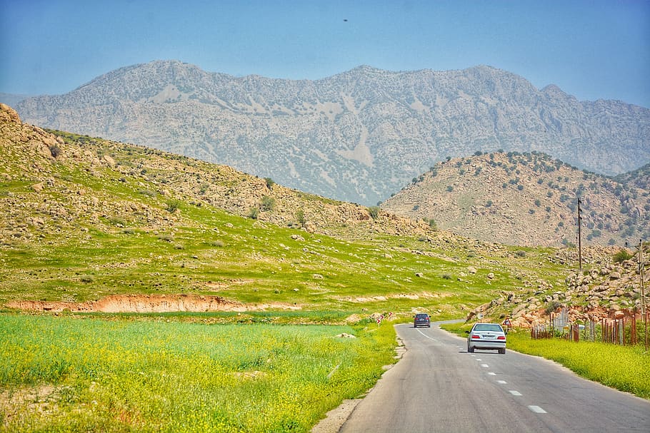 iran, baghmalek, transportation, road, mountain, mode of transportation HD wallpaper