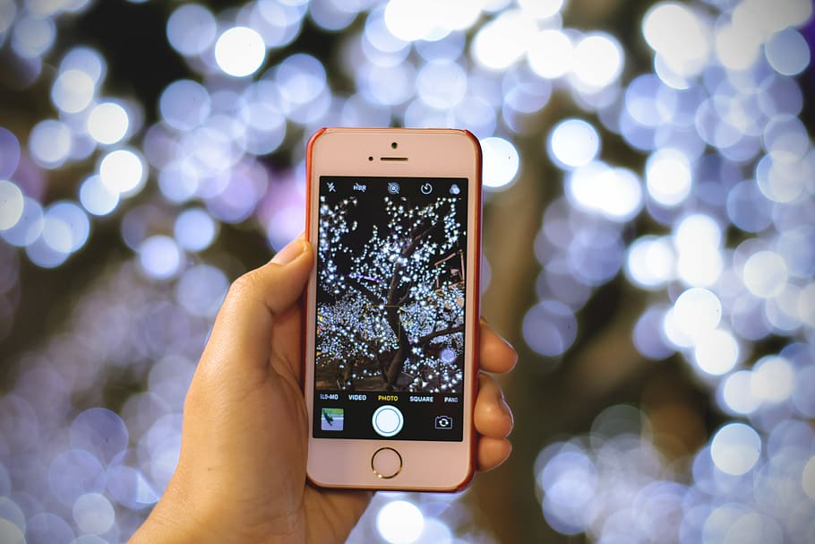 thailand, bangkok, iphone, camera, christmas tree, celebrate HD wallpaper