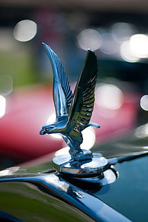 cool figure, auto, vehicle, oldtimer, automotive, chrome, classic HD wallpaper
