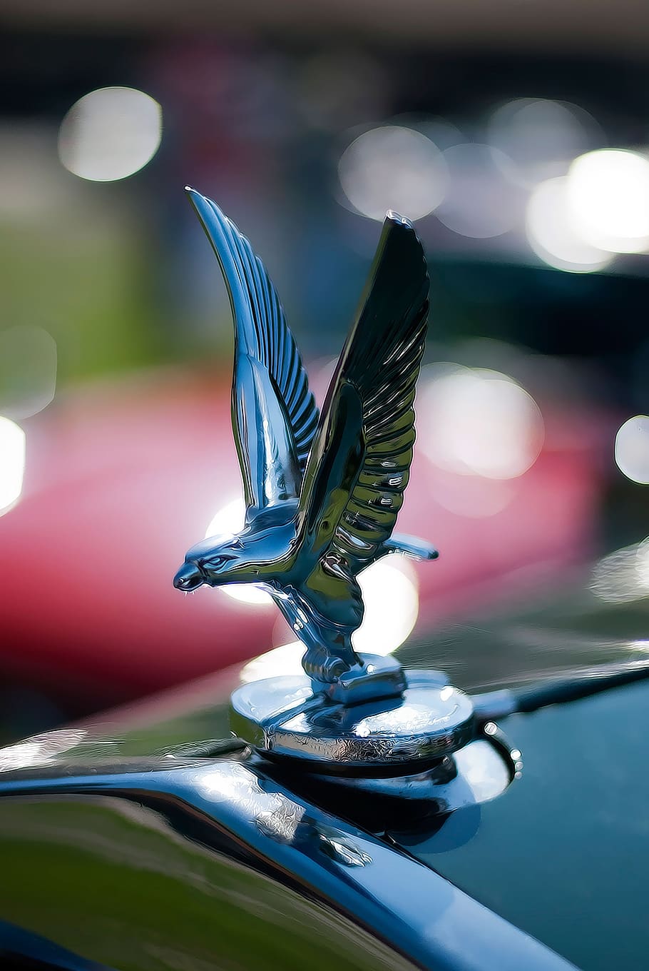 cool figure, auto, vehicle, oldtimer, automotive, chrome, classic HD wallpaper