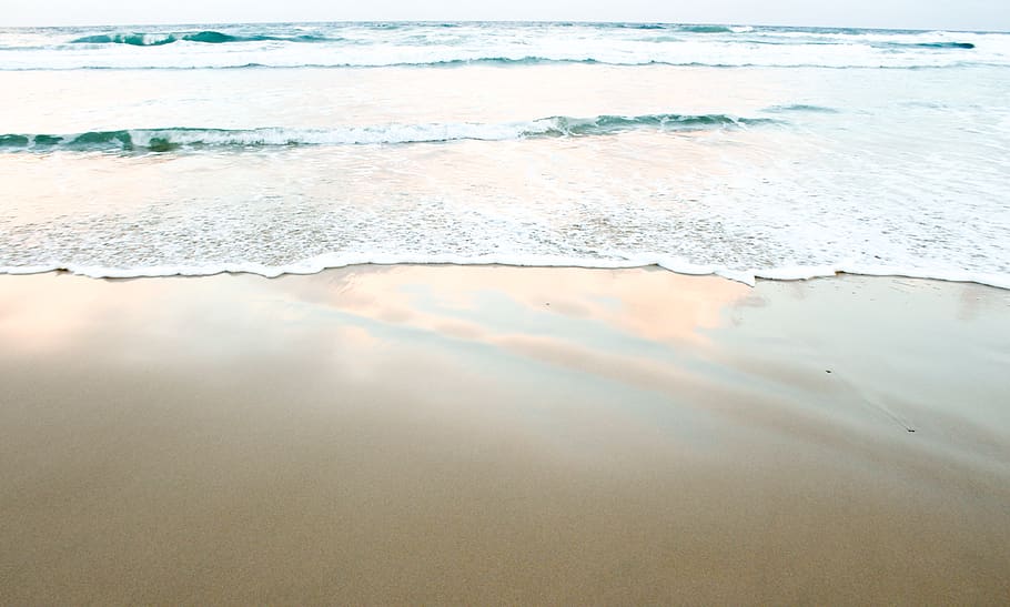 water, sea, beach, land, beauty in nature, scenics - nature HD wallpaper