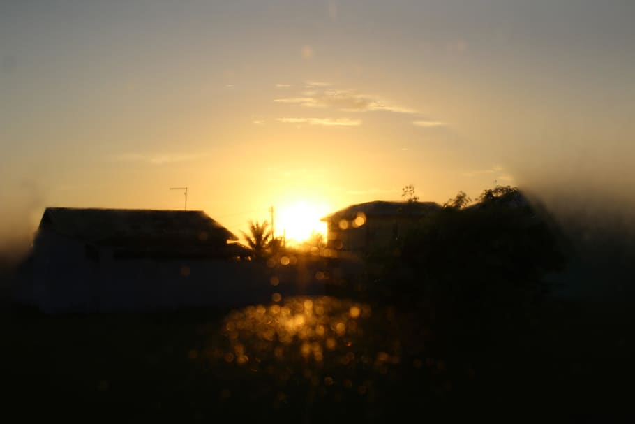 sun, sunrise, sunset, sky, nature, car, motor vehicle, cloud - sky HD wallpaper