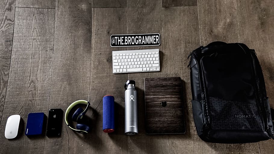 backpack, bag, mobile phone, electronics, cell phone, text HD wallpaper