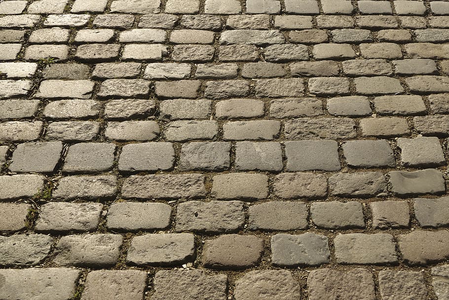 cobblestones, paving stones, historically, patch, paved, background HD wallpaper