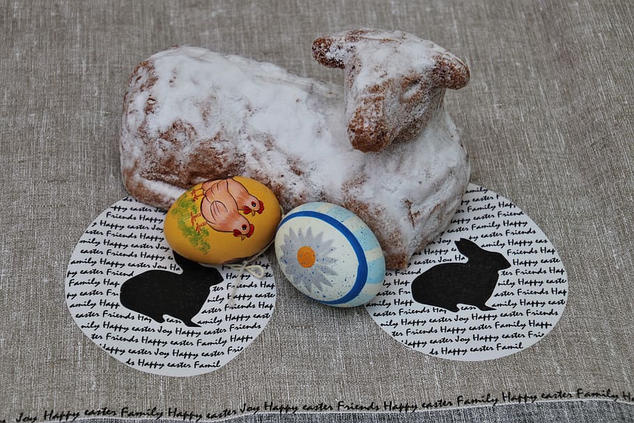 easter, easter eggs, lamb, food, eat, custom, sweet, the tradition of HD wallpaper