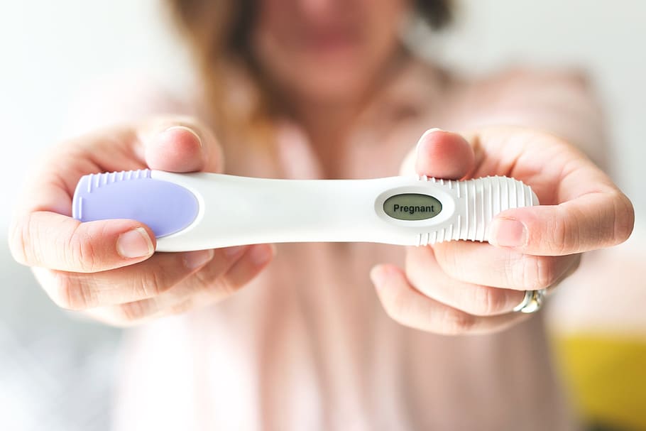 Positive Pregnancy Test Photo, Baby, Medical, Newborn, one person