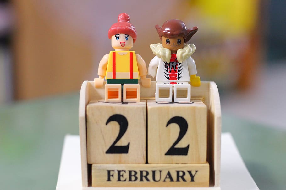 date, two, white, recognition, twenty-two, february, toy, human representation HD wallpaper