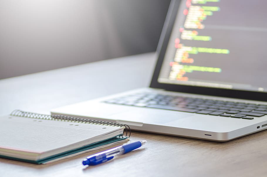 Blue Retractable Pen, code, coding, data, developing, development HD wallpaper