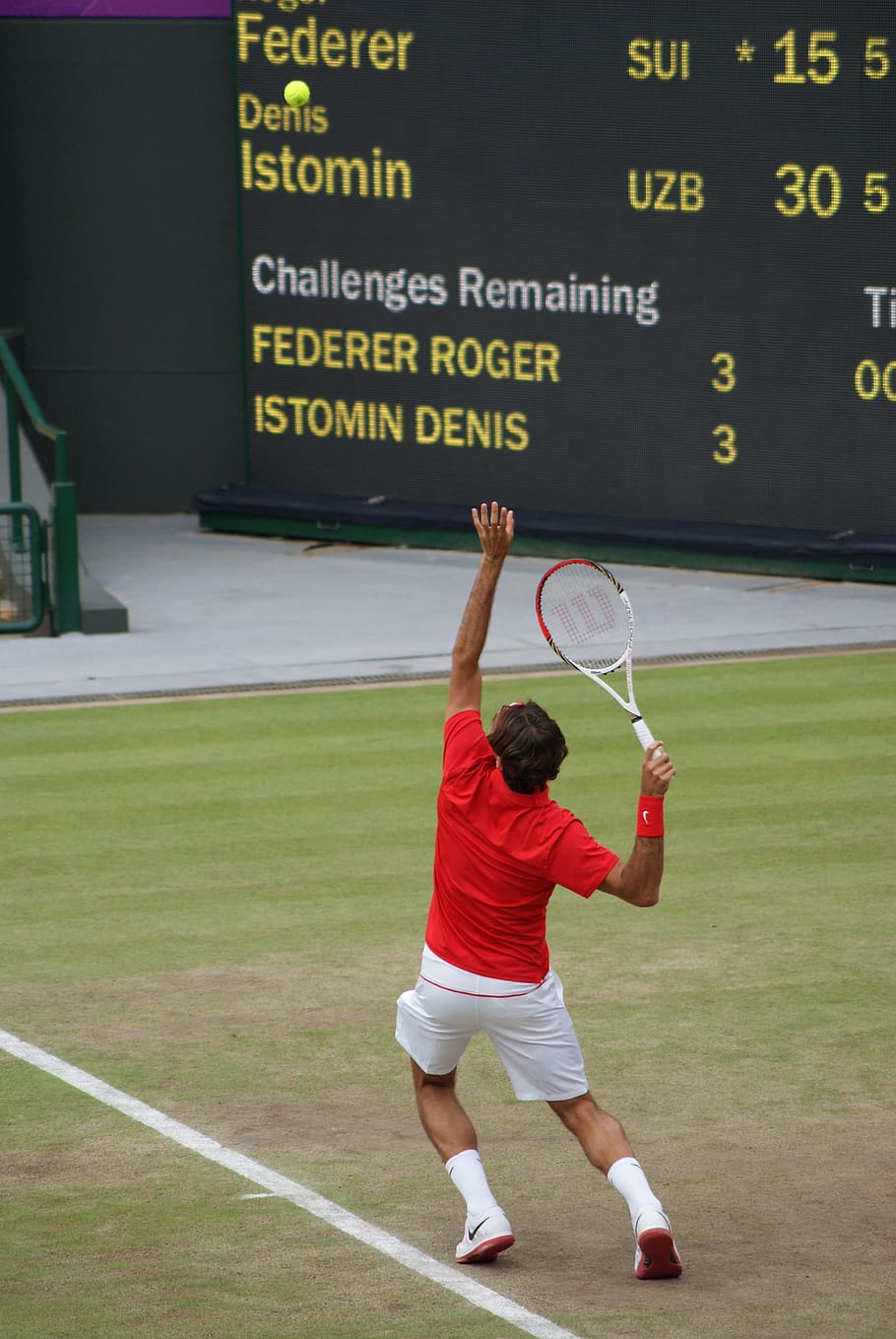 man playing tennis, one person, real people, full length, sport HD wallpaper