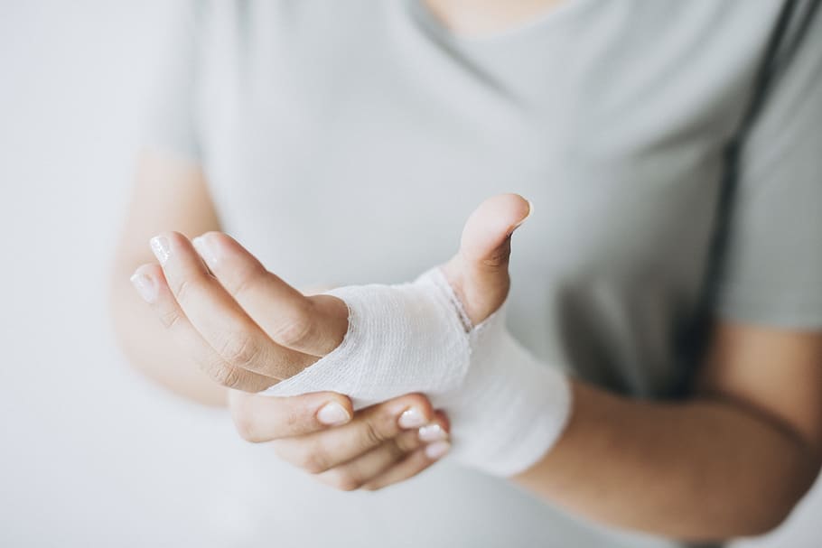 HD wallpaper: Person Hand, bandage, close-up, hands, hurt, indoors, injured  | Wallpaper Flare