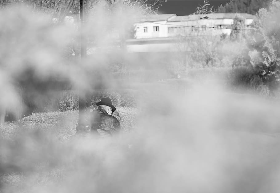 person, human, nature, fireman, weather, smoke, people, fog HD wallpaper