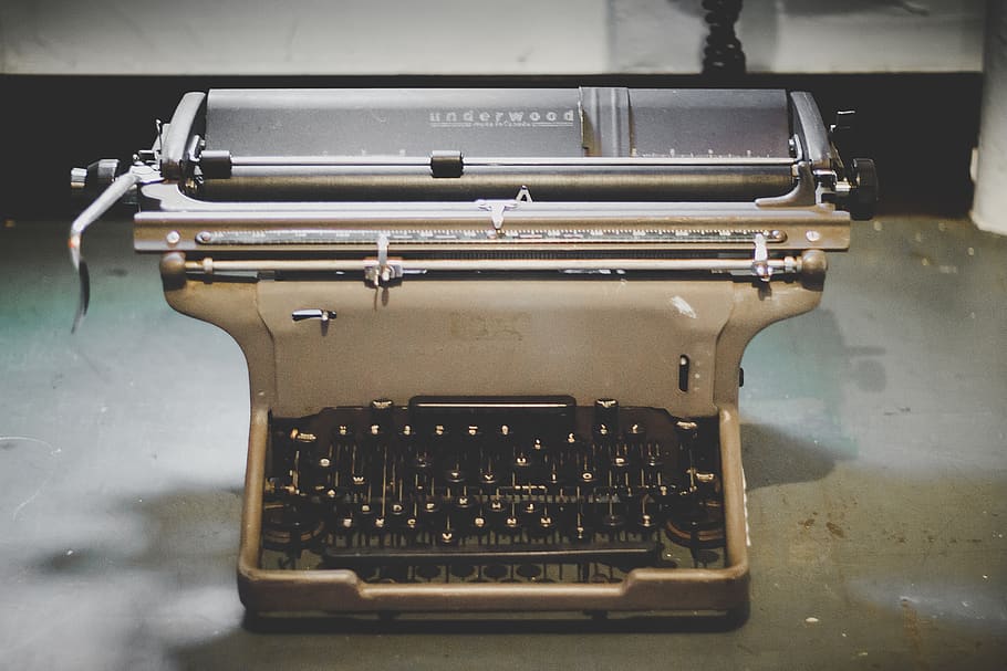 type, writer, letters, paper, old, antique, typewriter, indoors HD wallpaper