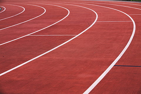 Athletics Running Track, sportVarious, track and field, curve HD wallpaper