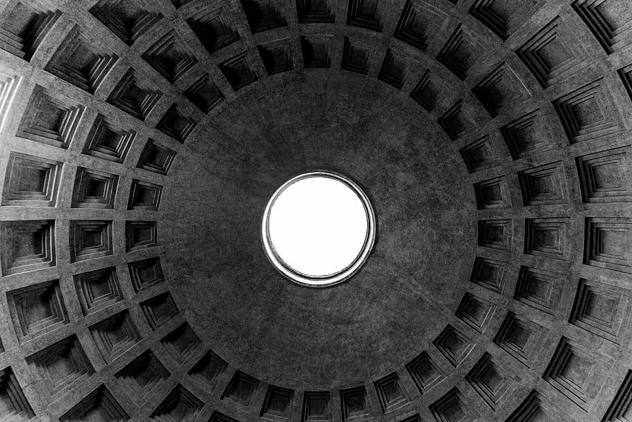 rome, italy, roof, architecture, geometric shape, circle, built structure HD wallpaper