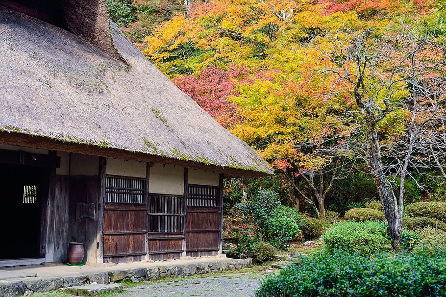 Hd Wallpaper Japan Landscape Japanese Style Old Houses
