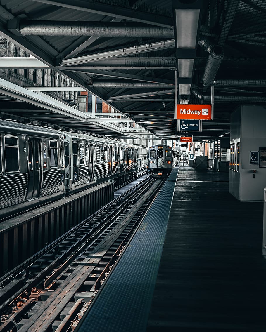 train on train station, track, platform, vehicle, travel, transport HD wallpaper