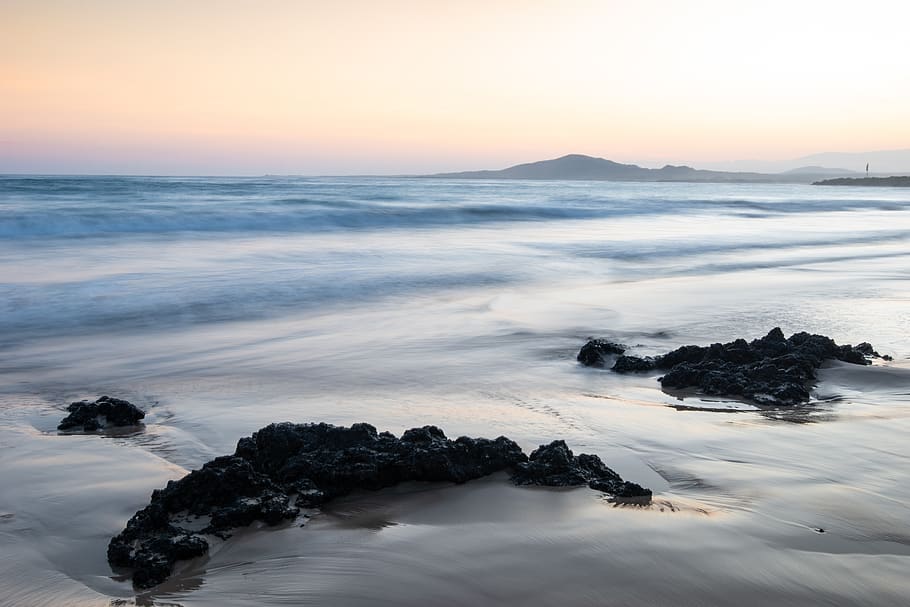 coastal rocks during daytime, water, nature, sea, ocean, outdoors HD wallpaper