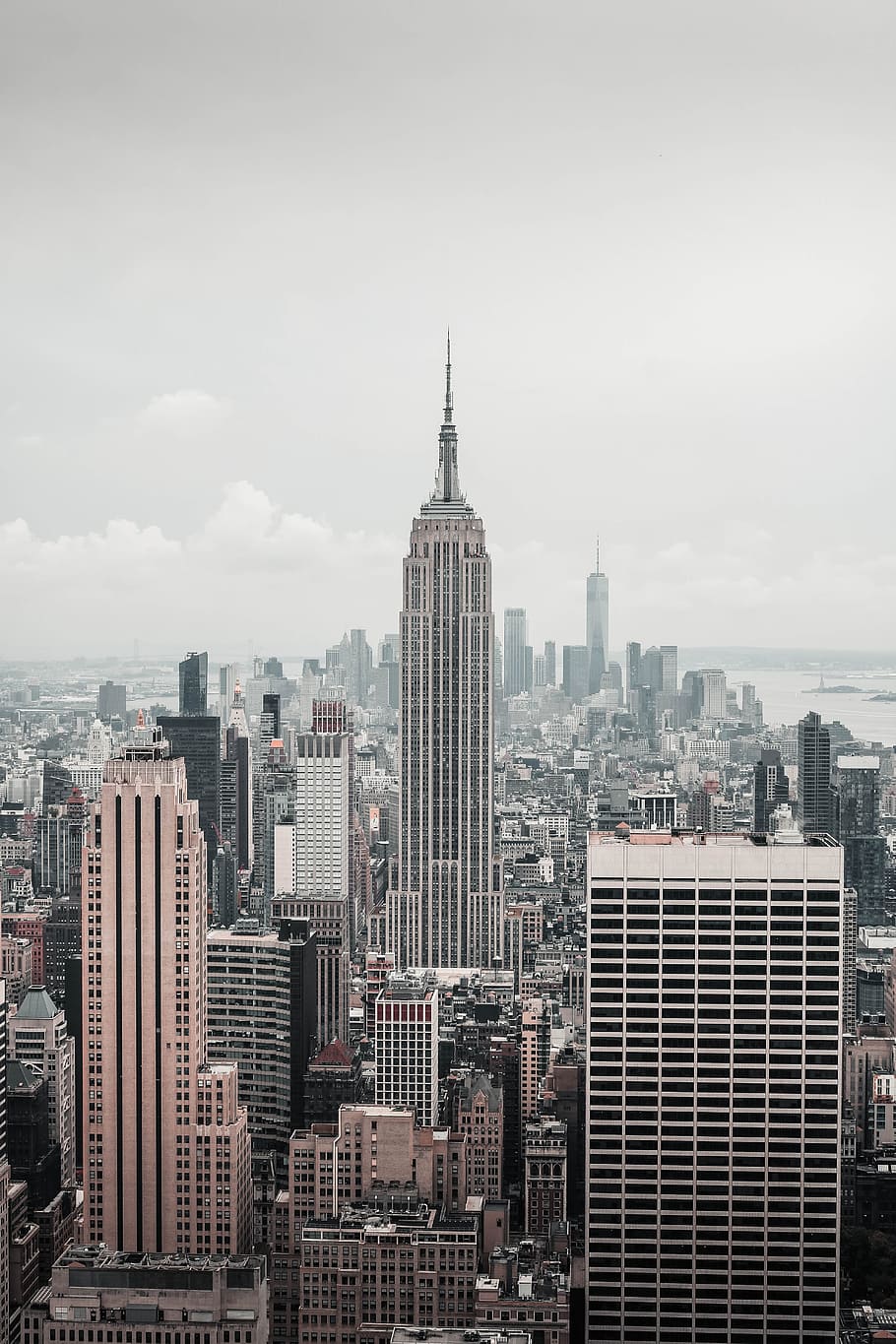 Empire State building, skyscraper, city, cityscape, high rise HD wallpaper