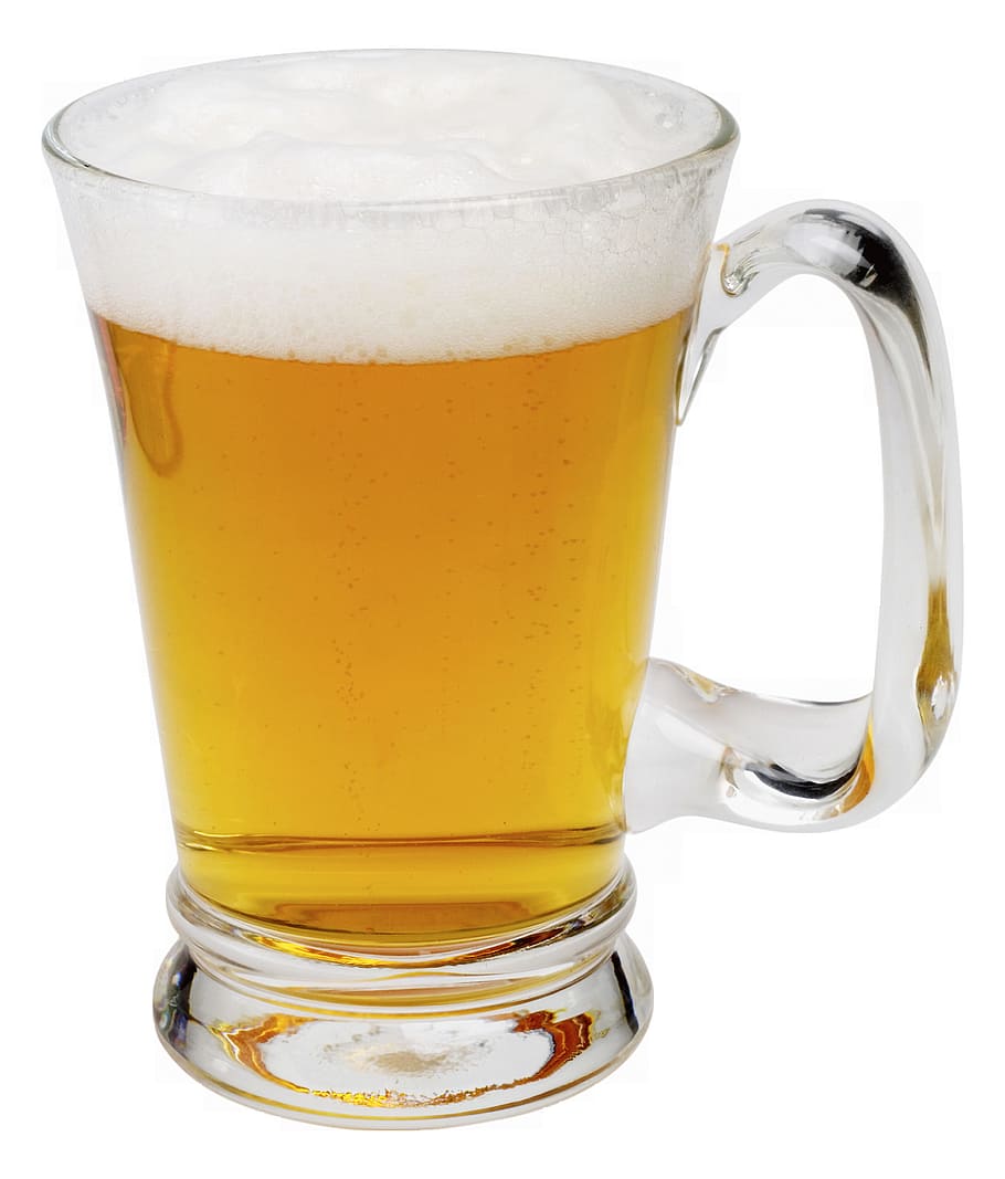 Clear Beer Glass, alcohol, blur, brew, close-up, cold, drink HD wallpaper
