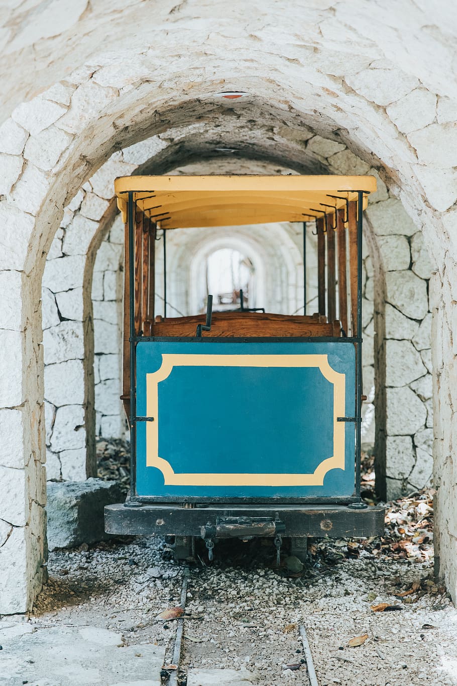 blue and brown train dolly, flagstone, wood, crypt, slate, window HD wallpaper