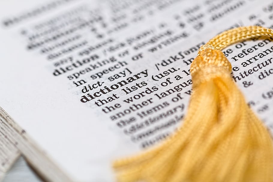 Yellow Tassel, close-up, data, dictionary, educate, education HD wallpaper