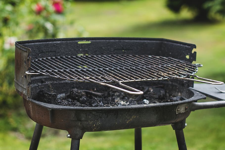 grill, summer, holidays, eating, food, garden, bbq, rust, spit HD wallpaper