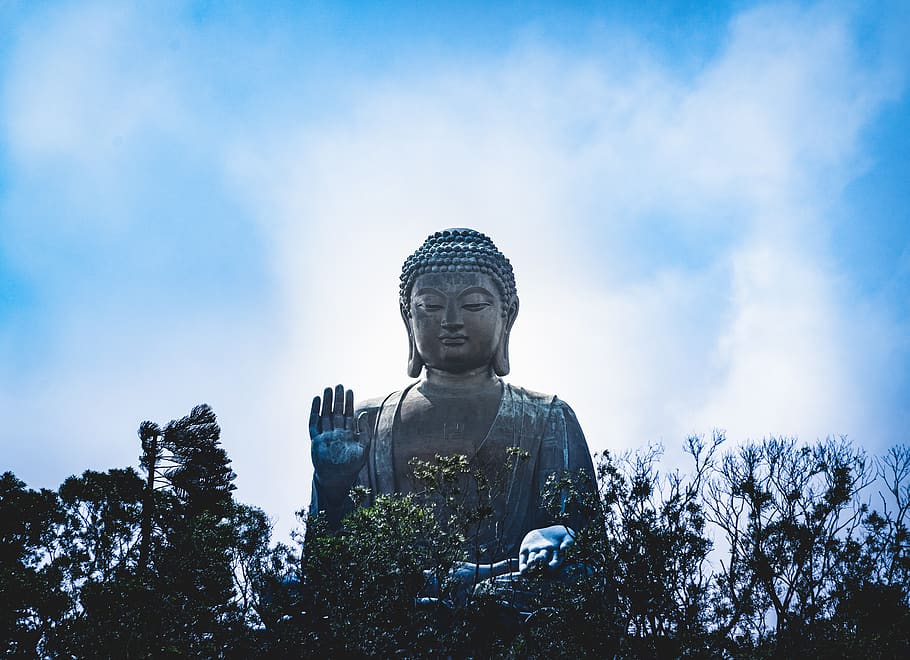Gautama Buddha, sculpture, human representation, statue, religion HD wallpaper