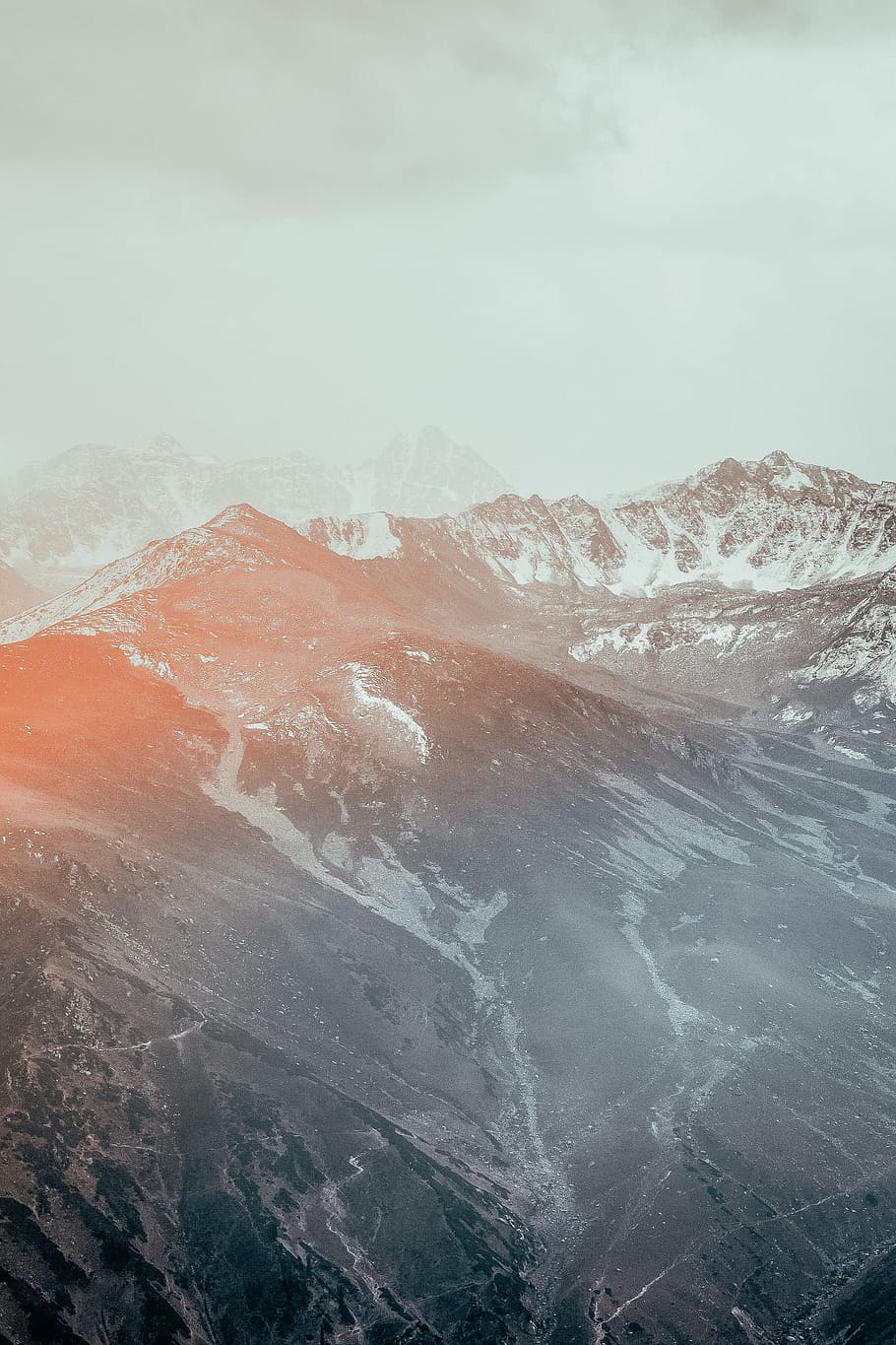 snow-covered mountains, peak, summit, alp, dolomite, nature, landscape HD wallpaper