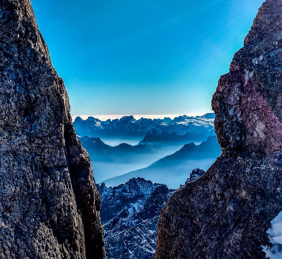 mountain, hill, rocks, cliff, landscape, nature, view, outdoor HD wallpaper