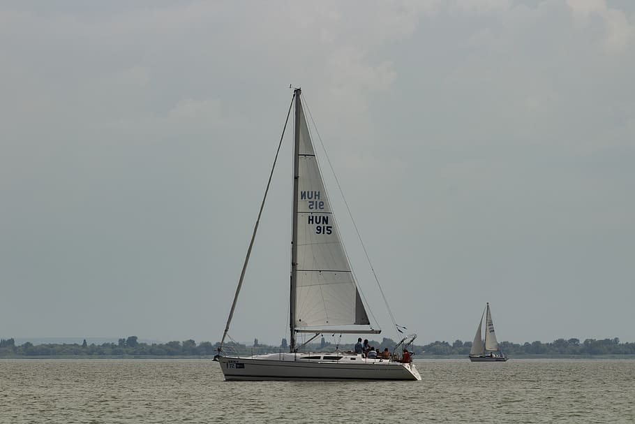 sailing, ship, ships, water, lake, lake balaton, rest, waters HD wallpaper