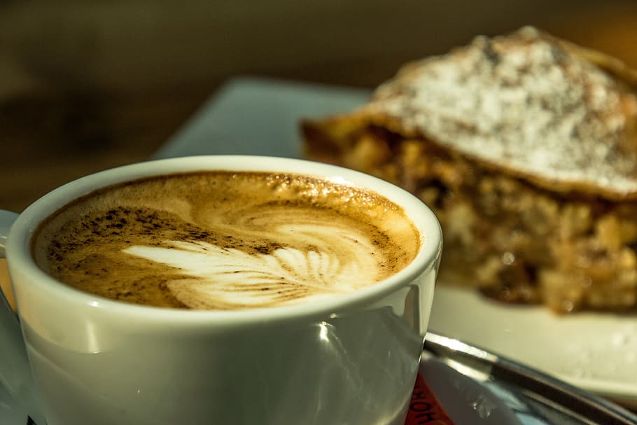 breakfast, coffee, capuccino, cup, drinks, morning, cappuccino HD wallpaper