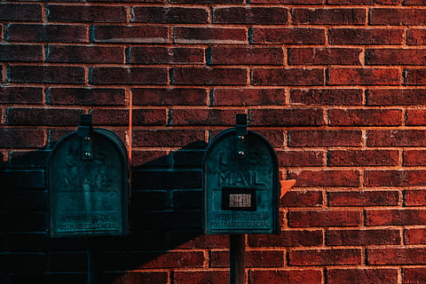 brick, wall, letterbox, mailbox, post, bricks, postbox, public mailbox HD wallpaper